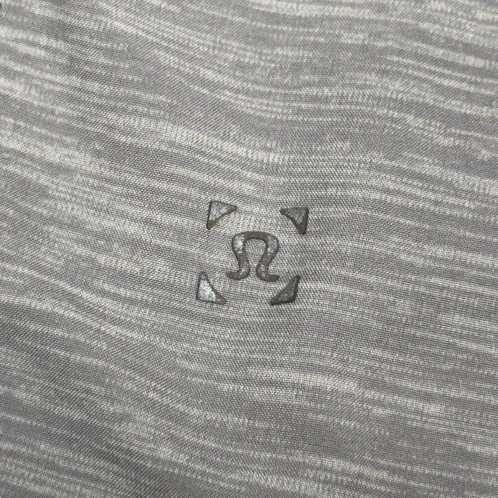 Lululemon Men's Large‎ Grey Unlined Athletic Training Shorts 10.5” Inseam